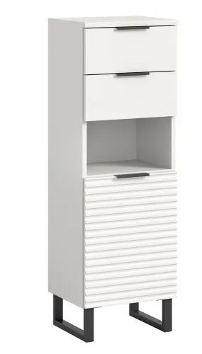 Badezimmreschrank | Standschrank Riff | weiß