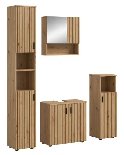 Badkombination Mone 1 | 4-teilig | Artisan Oak