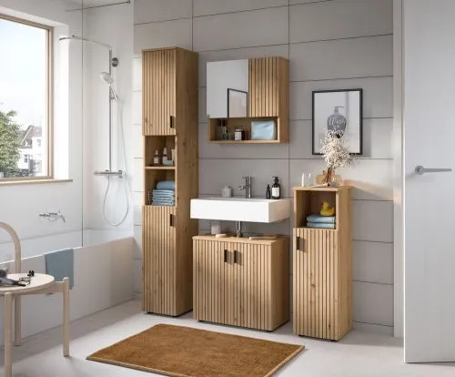Badkombination Mone 2 | 3-teilig | Artisan Oak