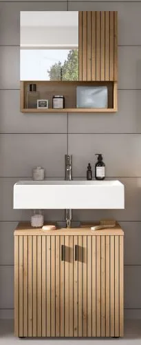 Badkombination Mone | 2-teilig | Artisan Oak ohne Aufsatzleuchte