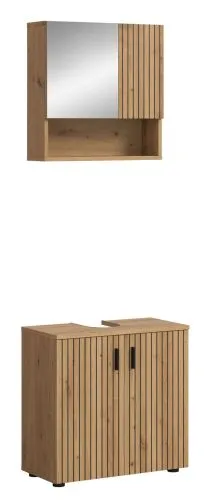 Badkombination Mone | 2-teilig | Artisan Oak ohne Aufsatzleuchte