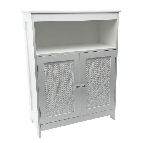 Badschrank Badezimmerkommode Zisan | weiß