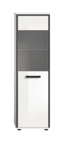 Badschrank Kojak | weiß / weiß Hochglanz | ohne Beleuchtung