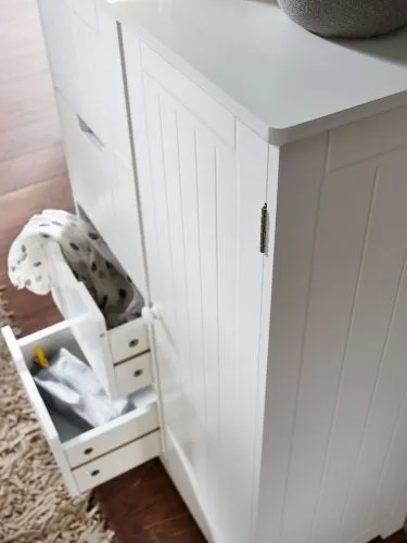 Badschrank Luis | matt weiß | lackiert