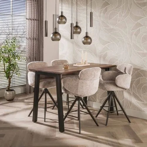 Bartisch Lucia | Akazie massiv | braun | 147cm
