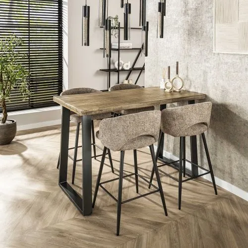 Bartisch Vita | 130cm | Mango massiv | antik