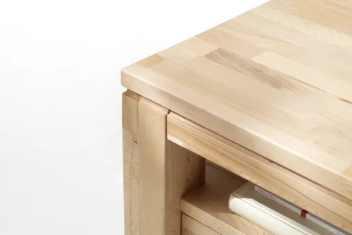 Couchtisch Gordon | Kernbuche massiv | mit Schubkästen | 115X70