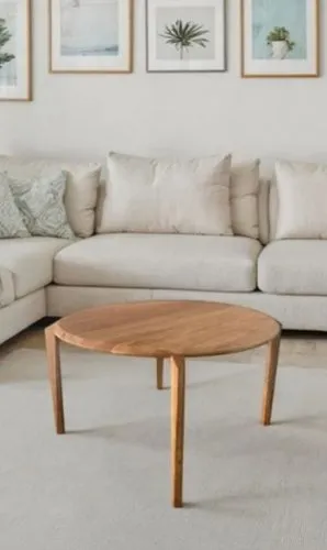 Couchtisch Licola | rund | Ø75 | Eiche massiv