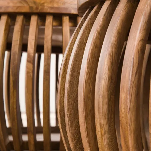 Couchtisch Set Dwina 3 | 2-teilig | Ø60/Ø80 | Mangoholz | Sandfarben