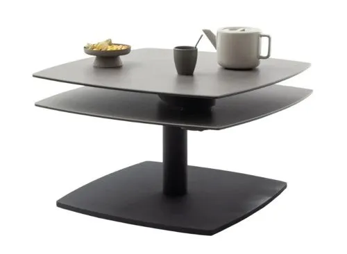 Couchtisch Susaki | anthrazit / schwarz | drehbar