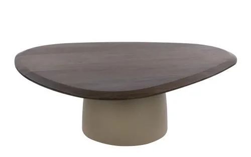 Couchtisch Zeron | dreieckig | Akazie massiv | Braun