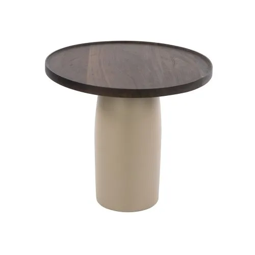 Couchtisch Zeron | rund | Akazie massiv | Braun