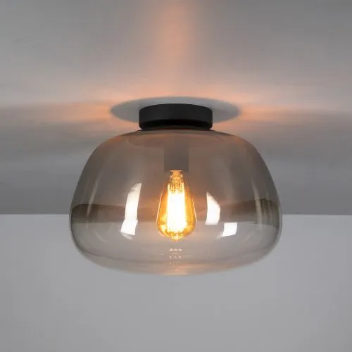 Deckenleuchte Pop | Glas | Ø36 cm | Rauchgrau