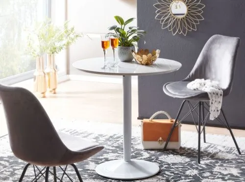 Esstisch Finn | rund weiß | Ø 75 cm