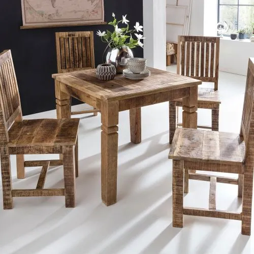 Esstisch Mia | 80x80 | Mango Holz massiv