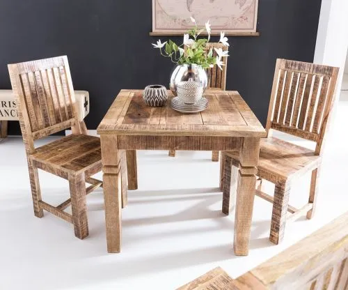 Esstisch Mia | 80x80 | Mango Holz massiv