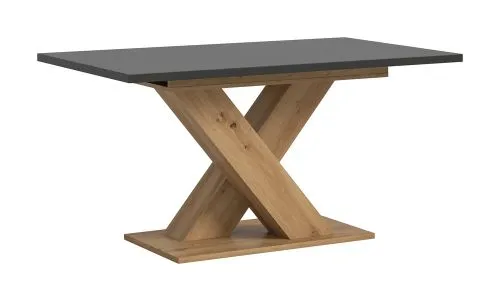 Esstisch Motion | ausziehbar | X-Fußgestell | Artisan Eiche / grau | 150(190)x90
