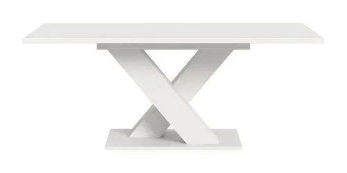 Esstisch Motion | ausziehbar | X-Fußgestell | weiß | 150(190)x90