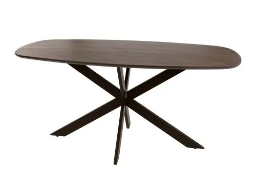 Esstisch Poem | 180cm | dänisch oval | Akazie massiv | braun