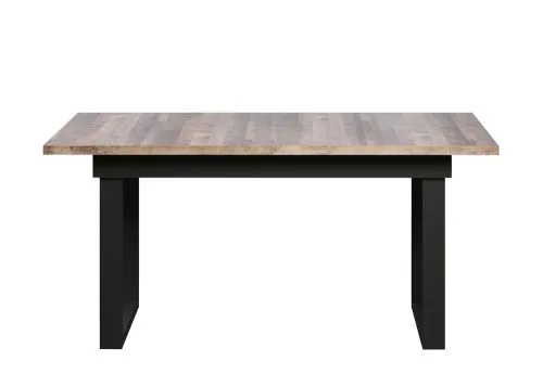 Esstisch Universal | ausziebar | 160 /200) x 90 | Eiche Tabak / Schwarz