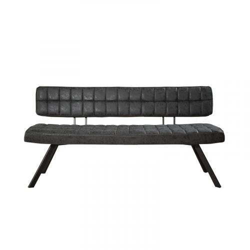 Esszimmerbank Josie | Kunstleder | schwarz | 150/180 | verschiedene Größen