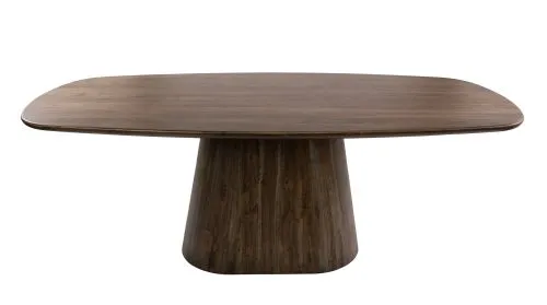 Esszimmertisch Gloria | oval | 180cm | Akazie massiv | braun