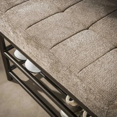 Garderobe Garderobenbank Shio 70cm | Drift brown