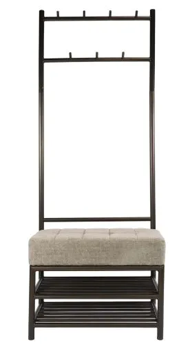 Garderobe Garderobenbank Shio 70cm | Drift brown