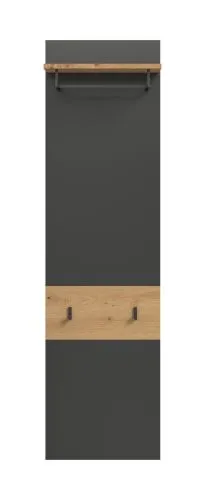 Garderoben-Set Canu 4 | Basalt grau / Artisan | 3-teilig