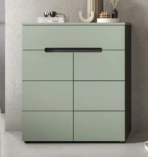 Garderoben-Set Canu 5 | Basalt grau / Smoke Green | 3-teilig