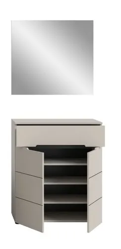 Garderoben-Set Canu | Kaschmir / Basalt grau | 2-teilig