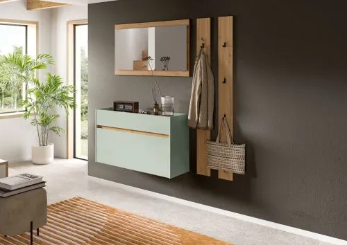 Garderoben-Set Drive 3 | Salbei / Artisan Oak | 4-teilig