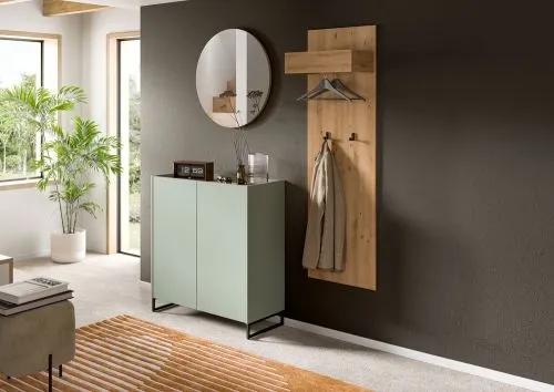 Garderoben-Set Drive | Salbei / Artisan Oak | 3-teilig