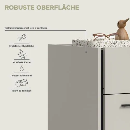 Garderoben-Set Emil 1 | Kaschmir / schwarz | 3-teilig