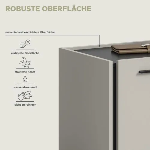 Garderoben-Set Emil | Kaschmir / schwarz | 4-teilig