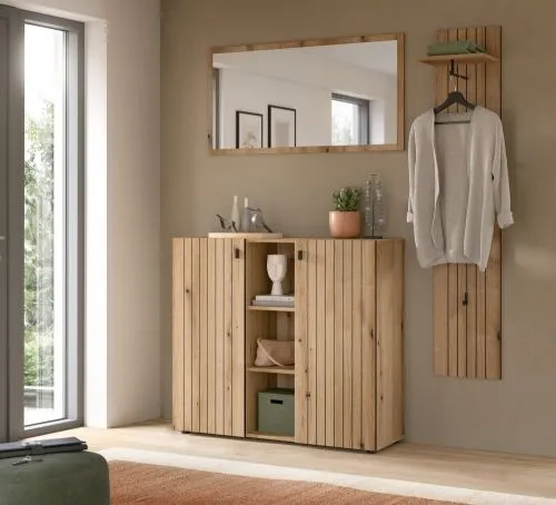 Garderoben-Set Station | Evoke Eiche | 3-teilig