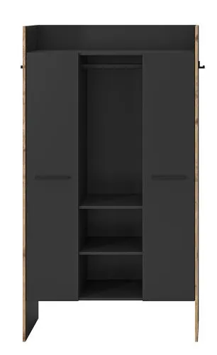 Garderobenschrank Bueno | Basalt / Nox Oak | verschiedene Größen