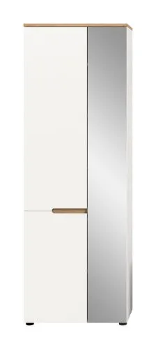 Garderobenschrank Canu | Weiß / Artisan Eiche