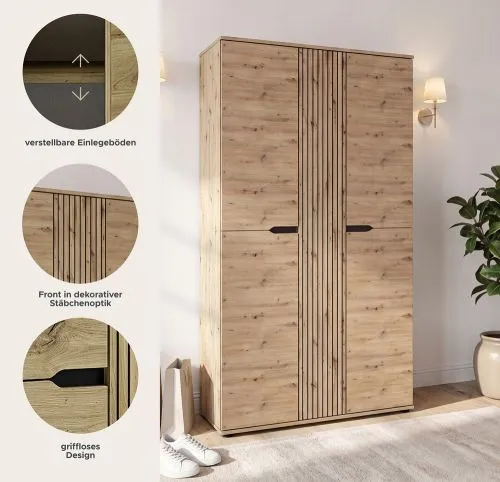 Garderobenschrank Keno 1 | Artisan Eiche