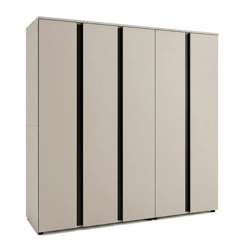 Garderobenschrank Kleiderschrank Amara | Kaschmir | 2-teilig