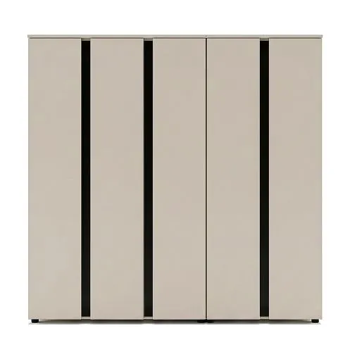 Garderobenschrank Kleiderschrank Amara | Kaschmir | 2-teilig