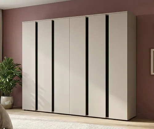 Garderobenschrank Kleiderschrank Set Amara 1 | Kaschmir