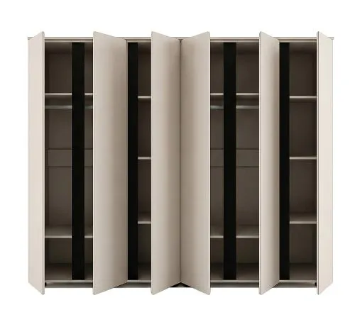 Garderobenschrank Kleiderschrank Set Amara 1 | Kaschmir