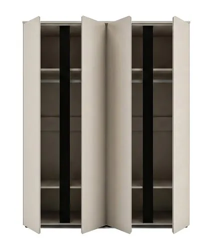Garderobenschrank Kleiderschrank Set Amara | Kaschmir