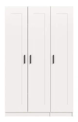 Garderobenschrank Kleiderschrank Visby | 3-türig | weiß