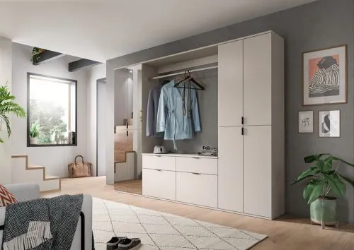 Garderobenschrank Projekt X groß | Kaschmir