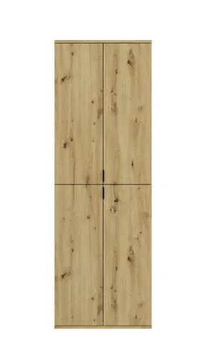 Garderobenschrank Projekt X groß | Kombination | Artisan Eiche / Spiegeltüren | 4-teilig