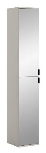 Garderobenschrank Set Projekt X | Kaschmir | Spiegeltüren | 2-teilig