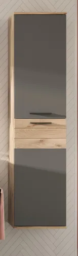 Hängeschrank groß Mason | Nox Oak / Basalt grau