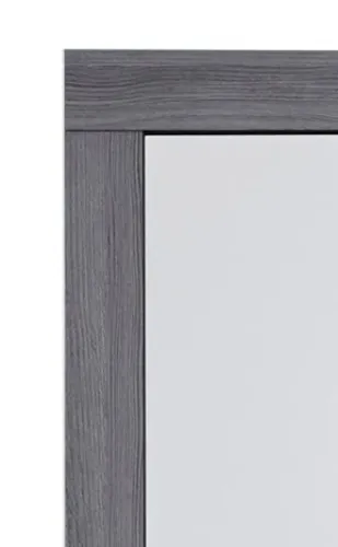 Hängeschrank Miami | weiß / rauchsilber
